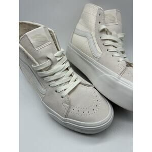 Vans Hi SK8 Platform Light Pink Cream High Top W7.5  | Tapered